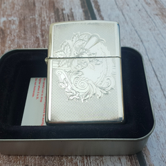 Zippo Đời 1995 Hoa Văn C722