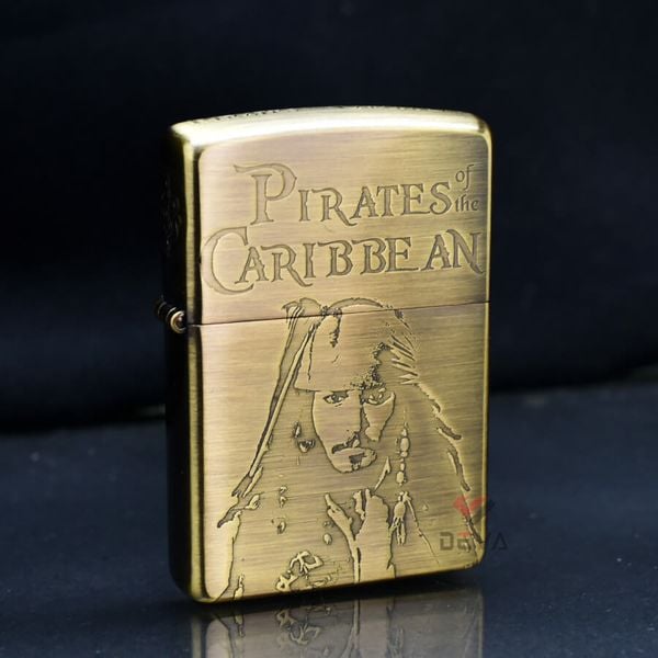 Zippo Thuyền Trưởng Jack Sparrow Cướp Biển Vùng Caribe ZN271