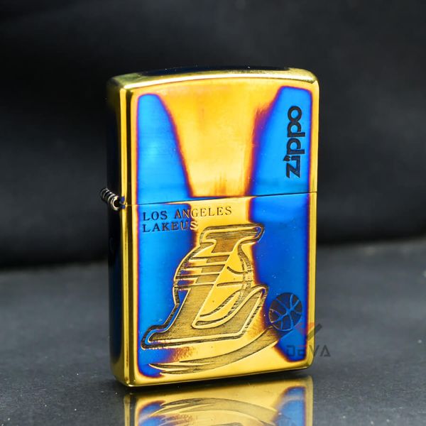 Zippo Đồng Cháy Chủ Đề CLB Bóng Rổ Mỹ Los Angeles Lakers ZN281