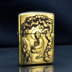 Zippo Armor Khắc Hình Đức Phật Truyền Đạo Dưới Cây Bồ Đề ZD41