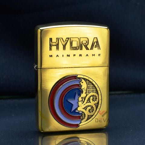 Zippo Armor KhắcTổ Chức Phản Diện Hydra và Captain America ZD46
