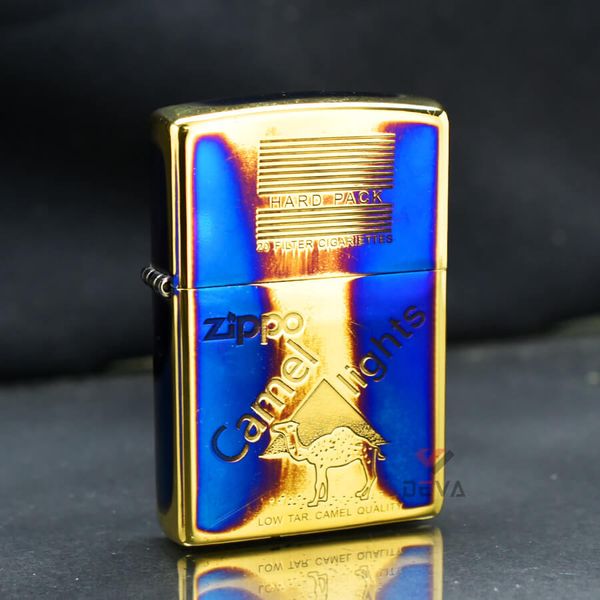 Zippo Đồng Cháy Chủ Đề Thương Hiệu Thuốc Lá Camel ZN282
