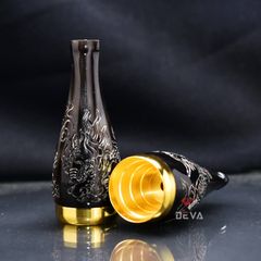 Tẩu sừng khắc rồng Free size TS07