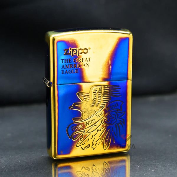 Zippo Đồng Cháy Khắc Đại Bàng The Great American Eagle ZN286
