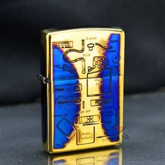 Zippo Đồng Cháy Khắc Những Bộ Phận Của Zippo ZN292
