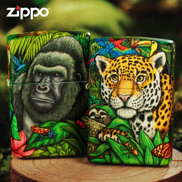 Set Zippo rừng xanh Forest Z345