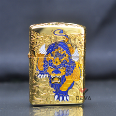 Zippo Armor khắc 5 mặt Kỳ Lân ZN301