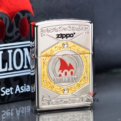 Set Zippo kỷ niệm chiếc bật lửa 600 triệu bản giới hạn Asia Million Collectible Z373