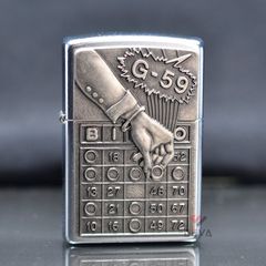 Zippo ốp Emblem trò chơi xổ số Bingo Z378