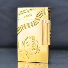 Bật lửa ST Dupont khắc ảnh nàng ca sĩ D221