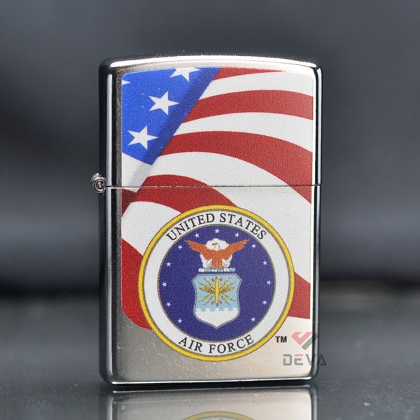 Zippo Mỹ chính hãng sơn chủ Đề Không Lực Hoa Kỳ USAF Z388