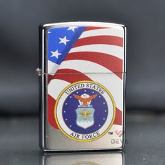 Zippo Mỹ chính hãng sơn chủ Đề Không Lực Hoa Kỳ USAF Z388