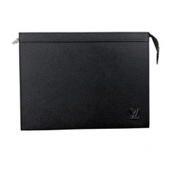 Clutch cầm tay da đen nhám VCT13