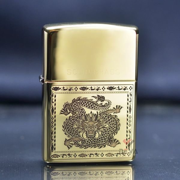 Zippo Khắc CNC Rồng Thần Việt Nam ZK165