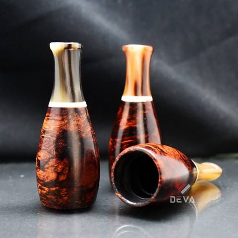 Tẩu Cigar thân gỗ cán sừng Freesize TS13