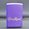 Zippo Sơn Tím Chủ Đề Hãng Rượu Whisky Crown Royal Z399
