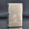 Zippo Tái Bản 1937 Vintage Chặt Góc Khắc A Weeks Trial Z400