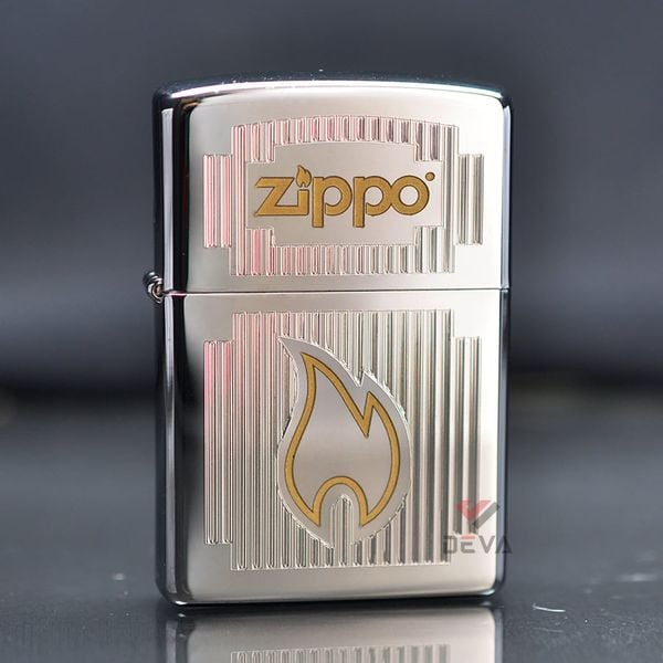 Zippo Mạ Chrome Khắc Chủ Đề Chrome Visions Z401