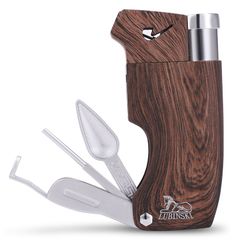 Bật lửa hút tẩu vân gỗ Lubinski Sk 28