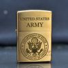 Zippo Vàng Khắc CNC Logo Bộ Ngoại Giao Hoa Kỳ ZK170