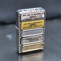 Zippo 2 Đáy Bottomz Up Ốp Mộc Đáy Các Thời Kỳ ZN373