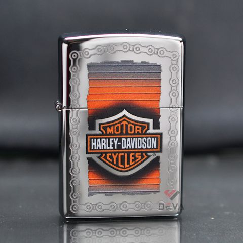 Tìm mua bật lửa Mỹ chính hãng Zippo Chủ Đề Dây Xích Harley-Davidson Chain Z405