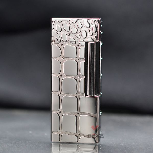 Bật lửa xăng đá Calories Hoa Văn Da Cá Sấu 3D CL02