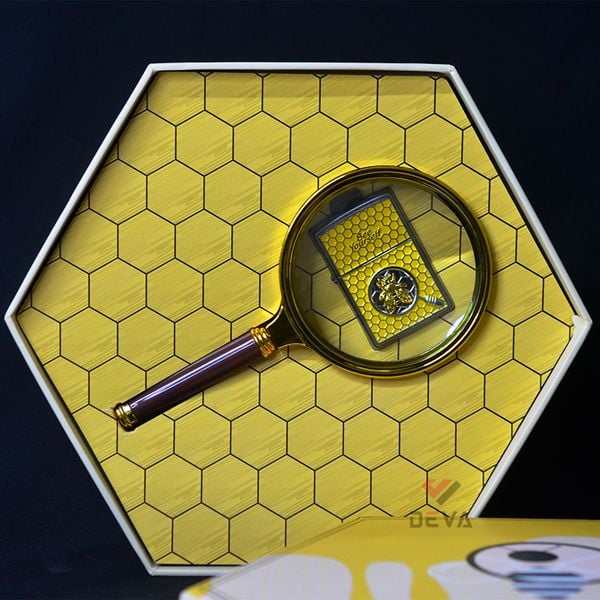 Set Zippo Ốp Emblem Ong Mật Chủ Đề Bee Yourself  ZN383