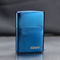 Zippo Sơn Xanh Sapphire Khắc Logo ZT20