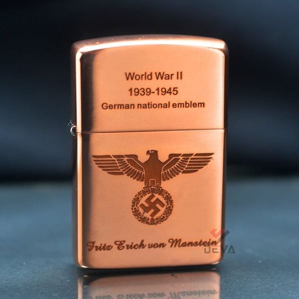 Bật lửa Zorro đồng đỏ khắc biểu tượng Thế Chiến II Đức Z9749
