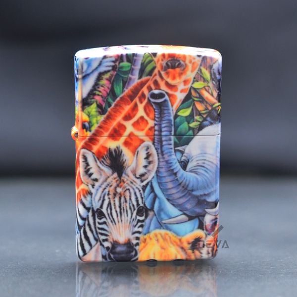 Zippo Sơn Dạ Quang Chủ Đề Khu Rừng Bí Mật ZN51
