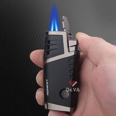 Bật lửa khò 2 tia kèm đục Honest BCZ 754