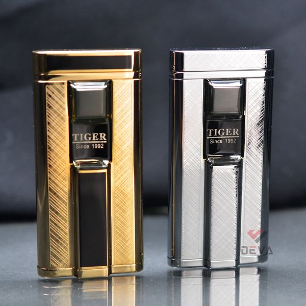 Bật lửa cảm ứng pin điện dùng ga Tiger 896