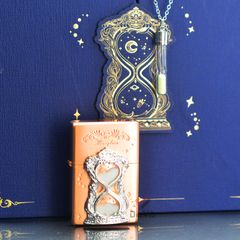 Set Zippo Vintage Đồng Đỏ Chủ Đề Đồng Hồ Cát Thời Gian ZN121
