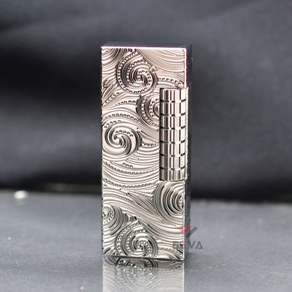 Bật lửa xăng đá Calories Vân Nổi Hoa Văn Xoán Ốc 3D CL07