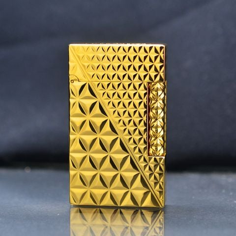 Dupont Xăng Đá 1 Lỗ Hoa Văn Kim Cương 3D Sang Trọng DX28