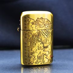 Bật Lửa Ronson Khắc Sâu Hổ Núi R11