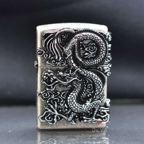 Bật lửa chính hãng Zorro Ốp Tượng Rồng Nổi 3D Z91723