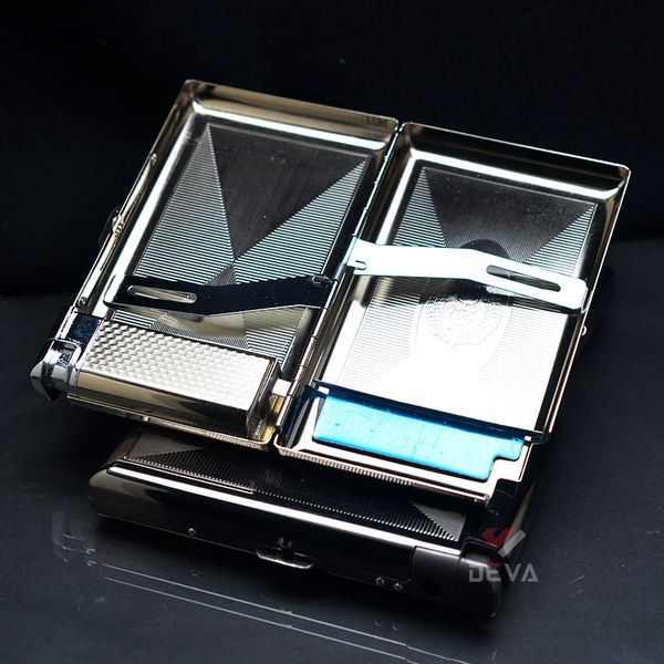 Hộp đựng thuốc 20 điếu kèm bật lửa Dinghao DH-5502