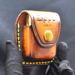 Bao Da Bật Lửa Zippo Chất Liệu Da Bò Cao Cấp BD01