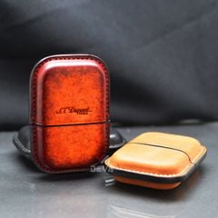 Bao Da Bật Lửa ST Dupont 2 Ligne Chế Tác Thủ Công Da Bò Cao Cấp