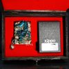 Zippo Vỏ Dày Ốp Nổi Thanh Long Hỏa Phụng ZN192