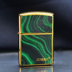 Bật lửa Zorro Sơn Mài Họa Tiết Lông Công Bản Giới Hạn Z91812