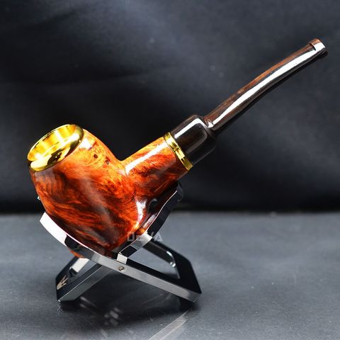 Tẩu gỗ hút Xì Gà cán sừng Freesize TS16