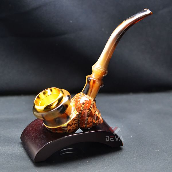 Tẩu cán sừng ốp vỏ ốc Freesize TS11