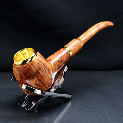 Tẩu gỗ sưa cán thẳng đế bằng Freesize TG05