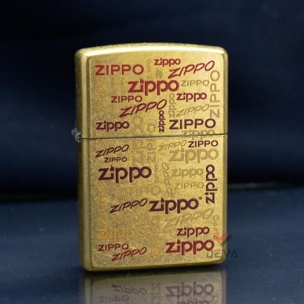 Zippo Vàng Chủ Đề Logo Zippo Design Z173