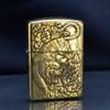 Zippo Armor Khắc Chủ Đề Hổ Và Hoa Mẫu Đơn Tiger Peony ZD76