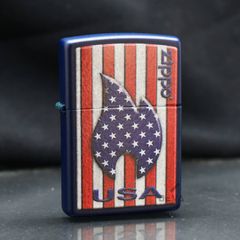 Zippo Sơn Ngọn Lửa Yêu Nước Patriotic Flame Design Z184