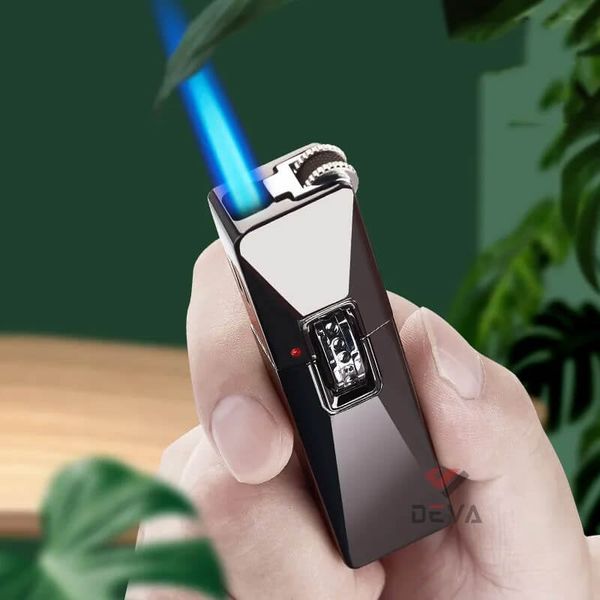 Bật lửa ga đá chính hãng Focus khò 1 tia có khóa an toàn F110